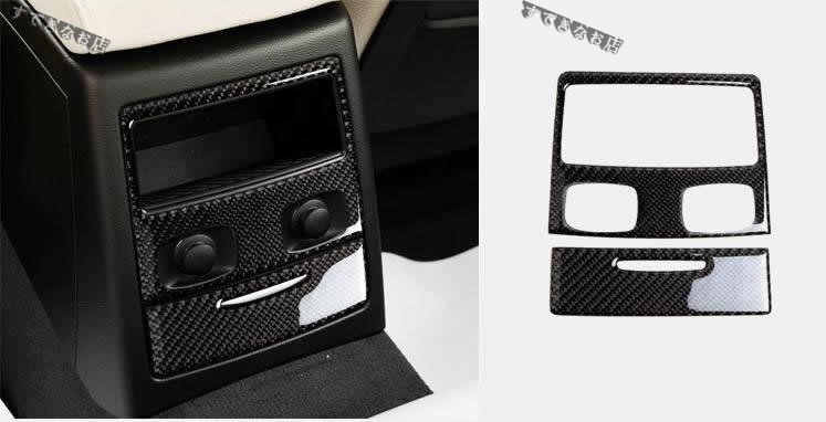 特売!BMW 3シリーズ E90 E92 カーボン製 インテリア リアルエアコン出口カバー アームレストカバーAタイプ特売!拍卖