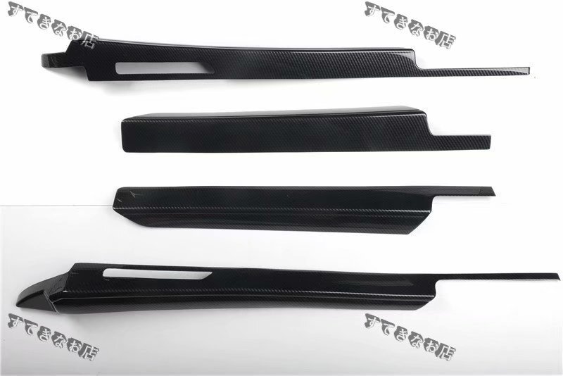 特売! レクサス ES 右ハンドル専用 内装ステッカー カーボン紋理 インナーハンドルカバー 4点セット拍卖