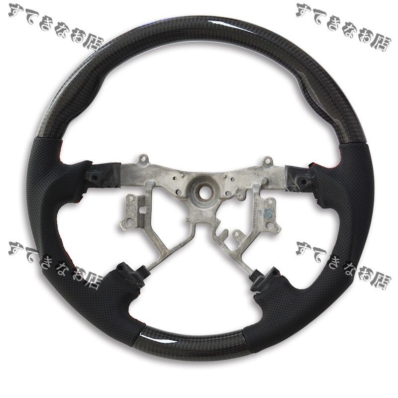 送料無料トヨタ ハイエース200系 リアルカーボンステアリング 型式:200系 1型 2型 3型 標準/ワイド 1個拍卖