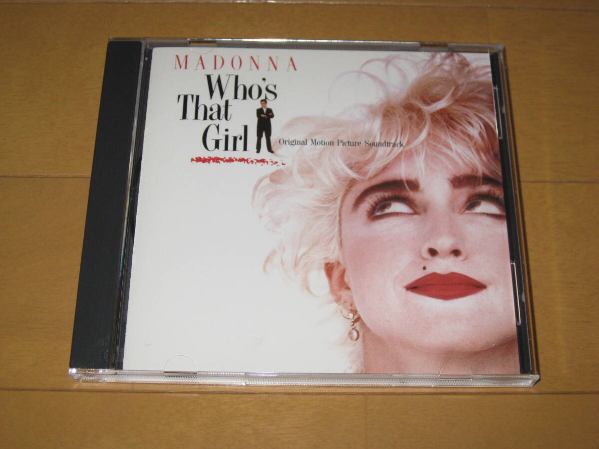 フーズ・ザット・ガール マドンナ 国内盤CD オリジナル・サウンドトラック 32XD-787 Who's That Girl MADONNA サントラCD ♪コモーション拍卖