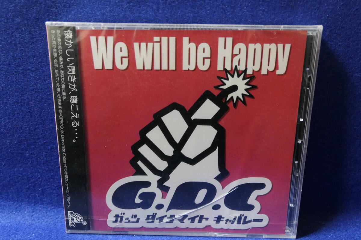 【未開封CD】 We Will Be Happy / Guts Dynamite Cabaret / G.D.C. / ガッツ・ダイナマイト・キャバレー / EEEC0024 拍卖