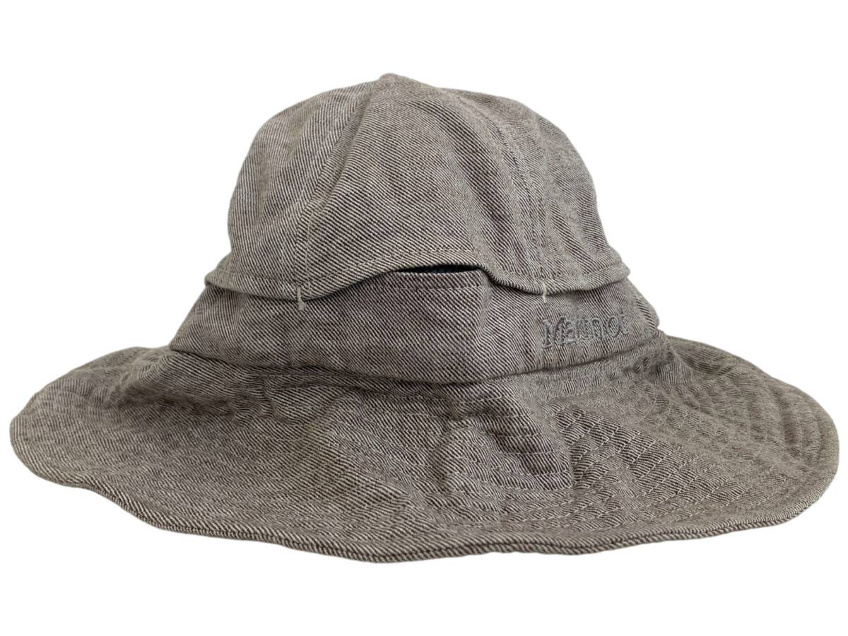Marmot (マーモット) Wide Brim Hat ワイドブリムハット ハット 高通気 コットン リネン MJH-S7438W L 59cm ブラウン レディース/004拍卖