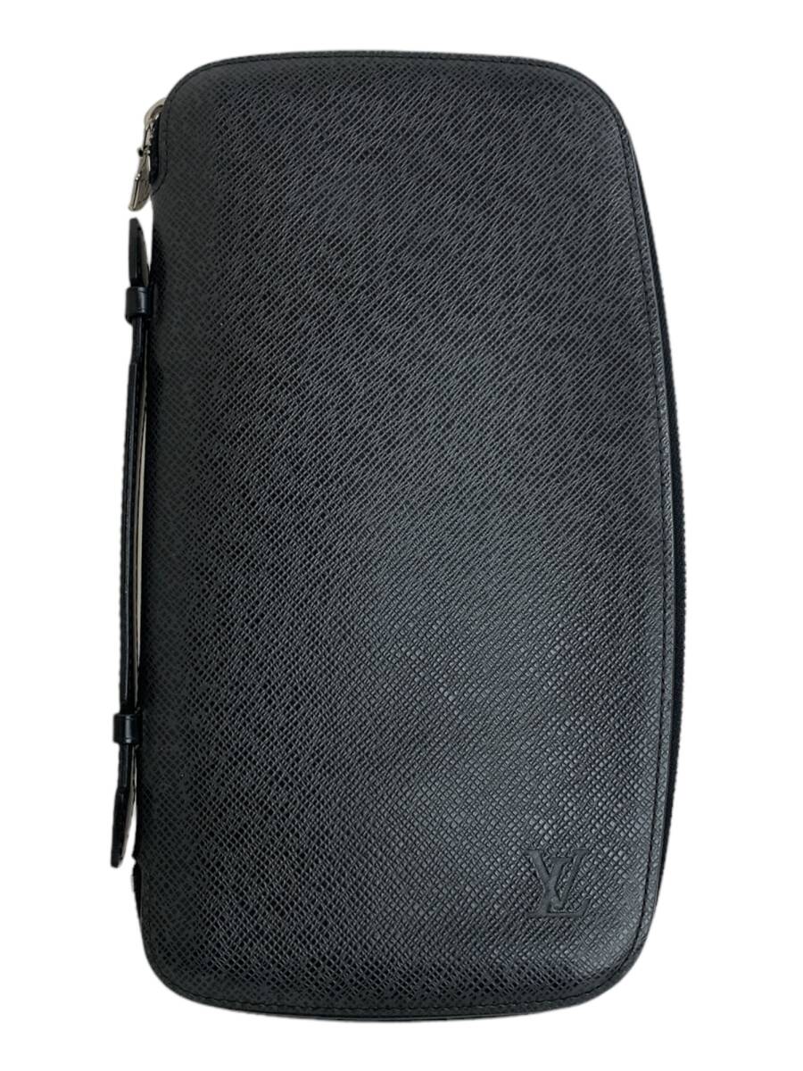 LOUIS VUITTON (ルイヴィトン) オーガナイザー アトール タイガ 長財布 01年製 M30652 ブラック ブランド/004拍卖