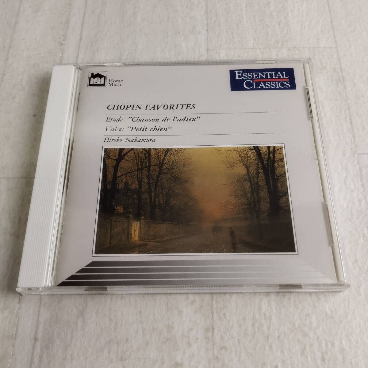 1MC5 CD 中村紘子 ショパン ピアノ名曲集 練習曲 ホ長調 op.10-3 別れの曲 夜想曲 第2番 変ホ長調拍卖
