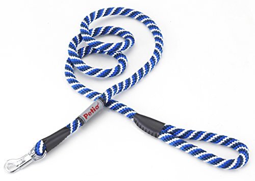 ペティオ (Petio) ベーシックプラス スパイラルリード ブルー 中型犬用 15mm拍卖
