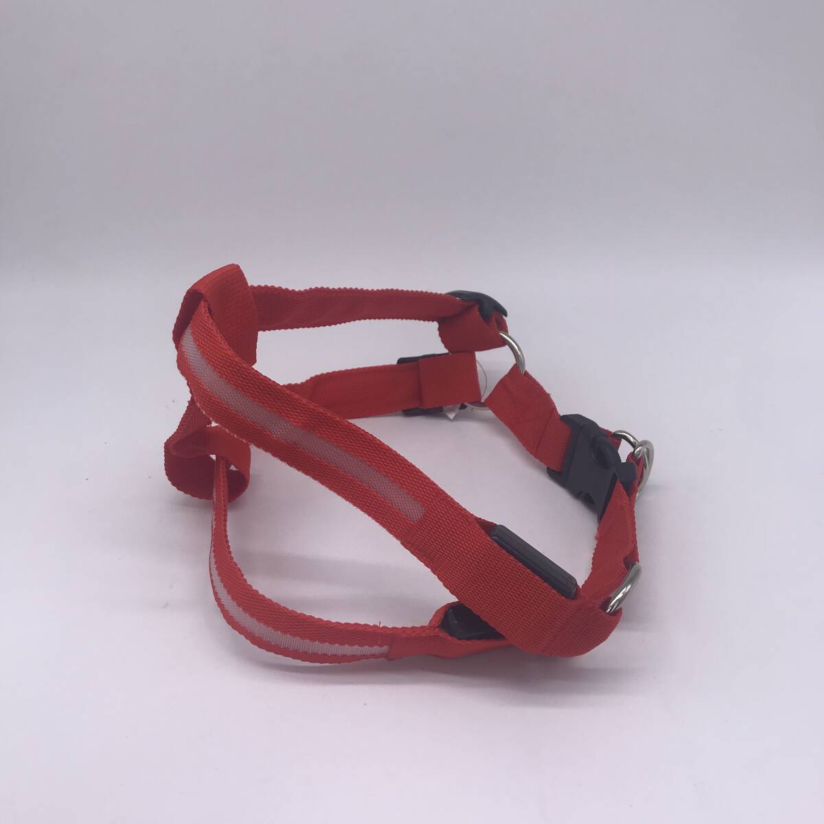 ★送料無料★【20P】光るハーネス(L) 赤拍卖