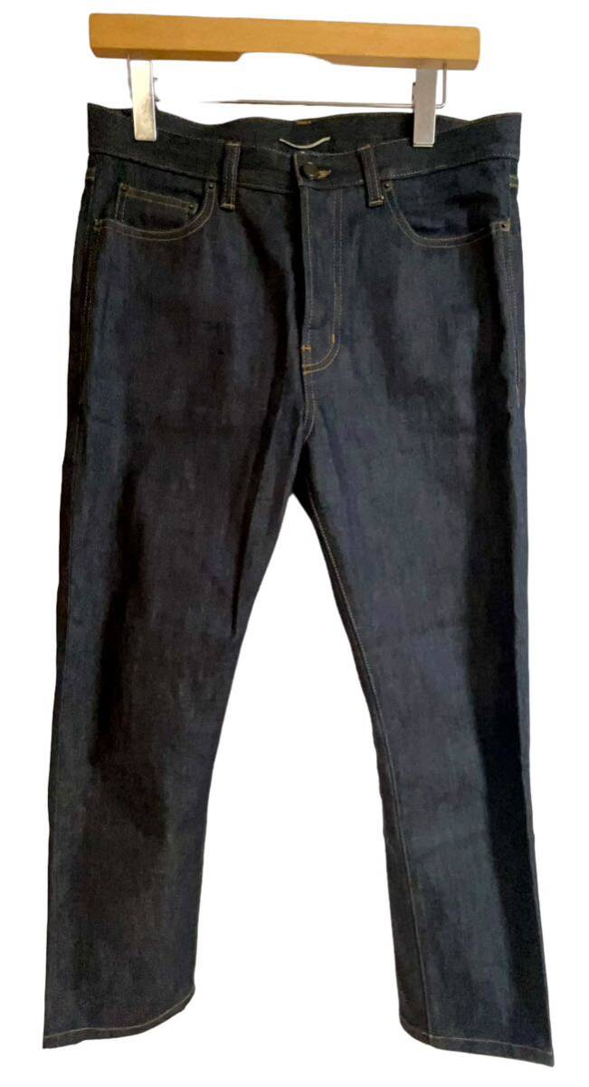 美品 サンローラン SAINT LAURENT PARIS インディゴ デニム パンツ 31 D20 M/ST-MW イタリア製拍卖