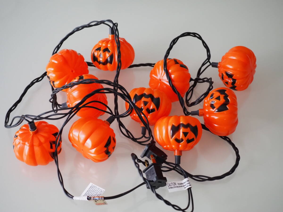 【Halloween】未使用 ハロウィーン デコレーション バナーライト かぼちゃミニライト ハロウィン ジャック-オ-ランタン拍卖