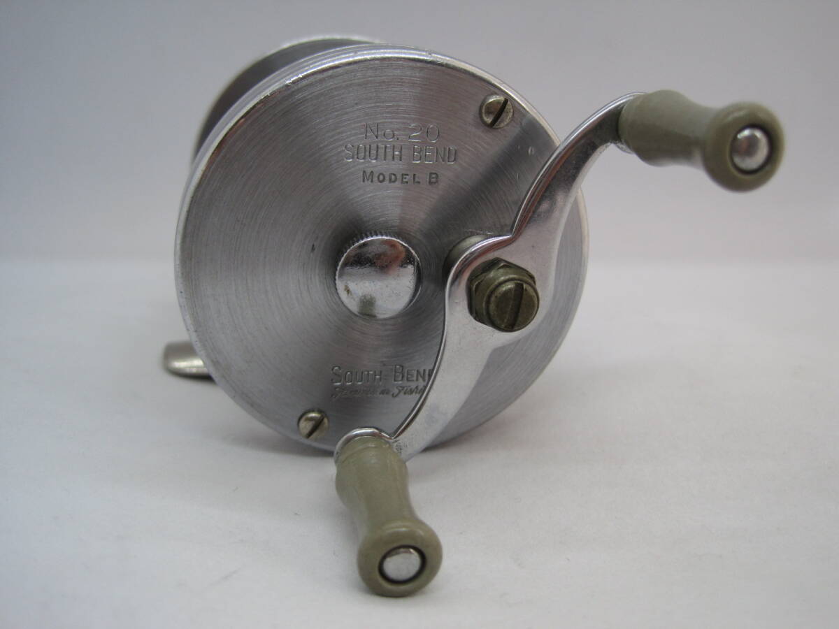 サウスベンド No.20 モデルB ダイレクトドライブリール 1939年製 ビンテージリール 新品ハンドル付き拍卖