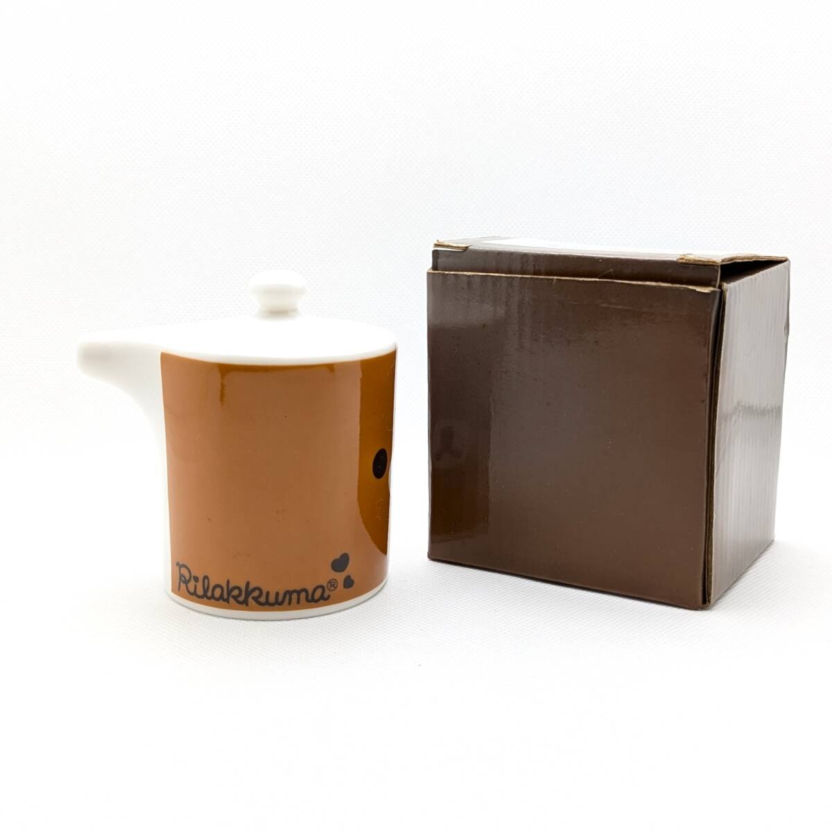 リラックマ♪未使用♪リラックマ しょうゆさし 陶磁器製 蓋付き 調味料入れ SAN-X 拍卖