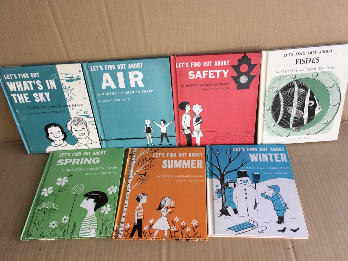 ・アメリカの学習絵本/チャールズ シャップ、CHARLES SHAPP/LET'S FIND OUT ABOUT/7冊組拍卖