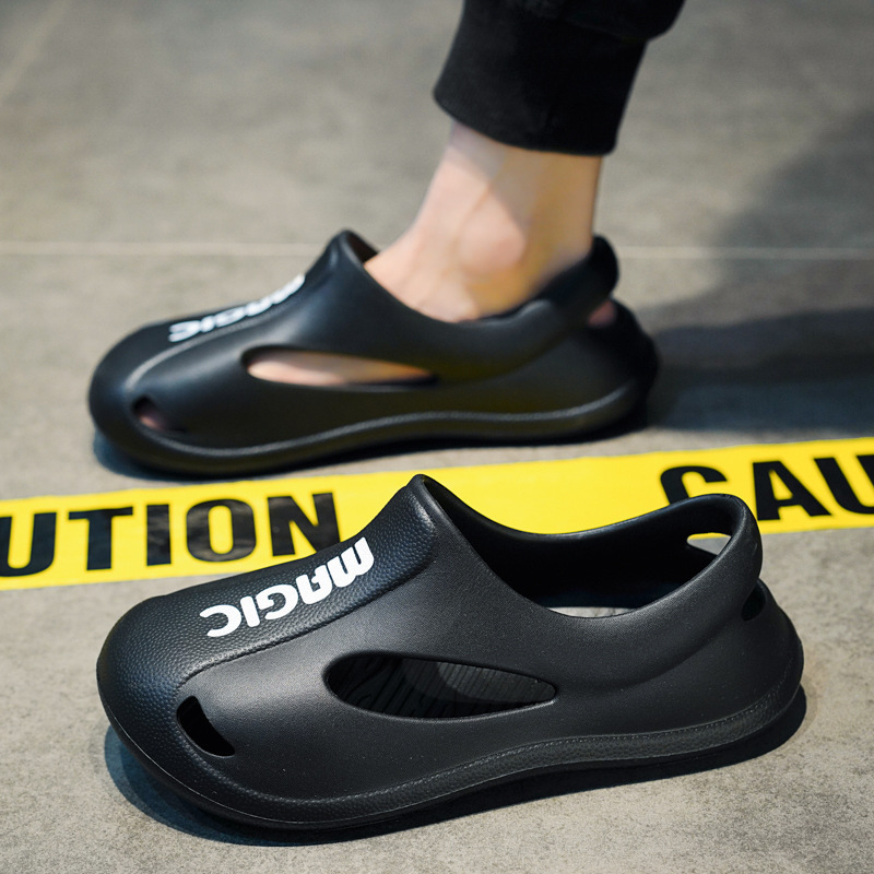 メンズ サンダル 軽量 防滑 柔らか ビーチサンダル カジュアル 室内スリッパ 室外 厚底 静音 つま先保護 L089拍卖