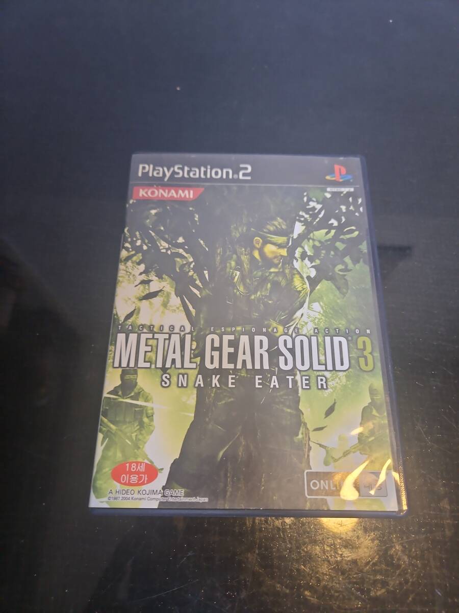 PS2 韓国版 メタルギアソリッド3 SNAKE EATER拍卖