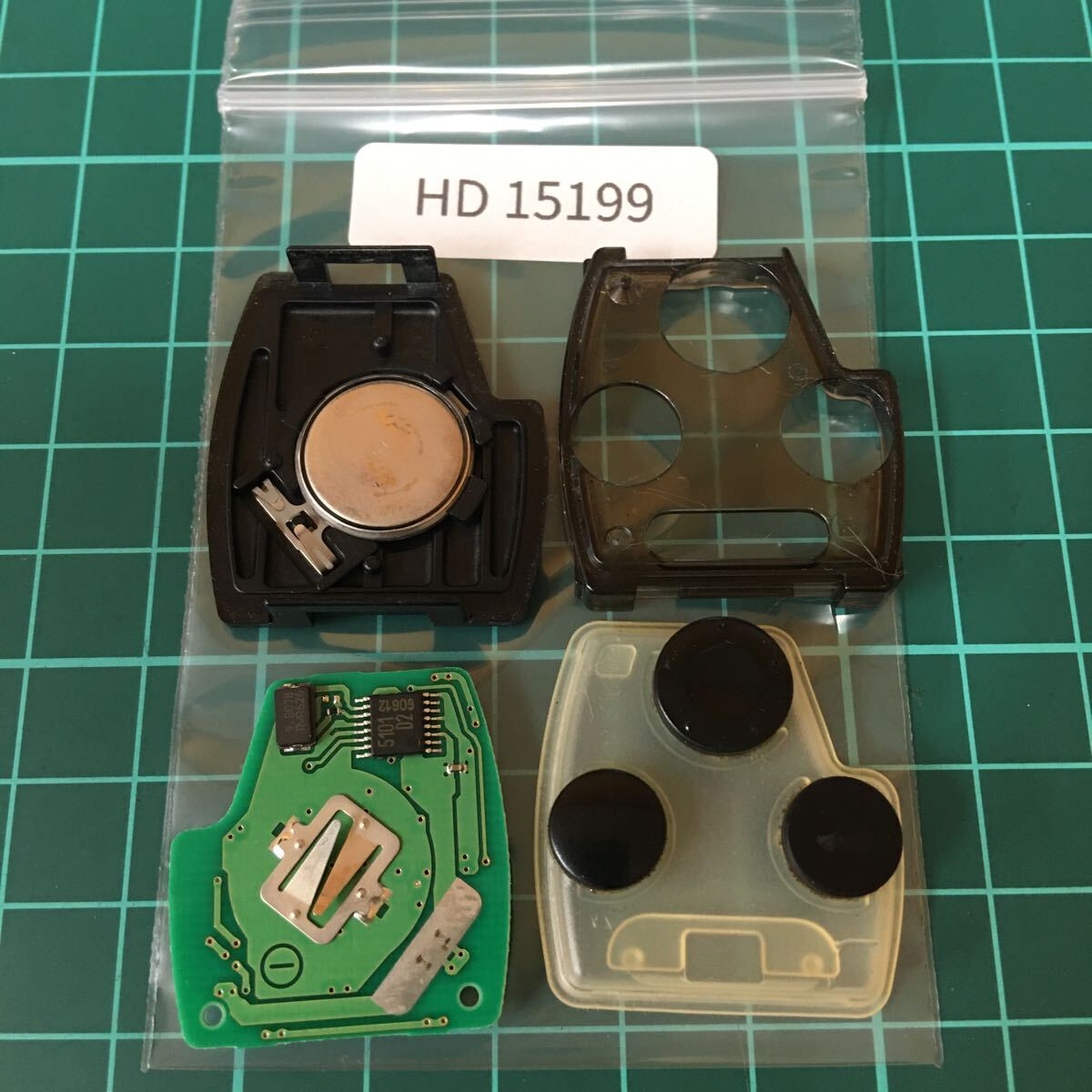 HD15199 ホンダ 純正 キーレス スケルトン基盤のみ 3ボタンステップワゴン エリシオン フリード等(片側スライドドア)拍卖