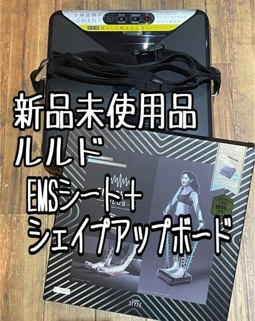 新品☆EMSシートプラス+ルルド シェイプアップボードセット☆f701拍卖