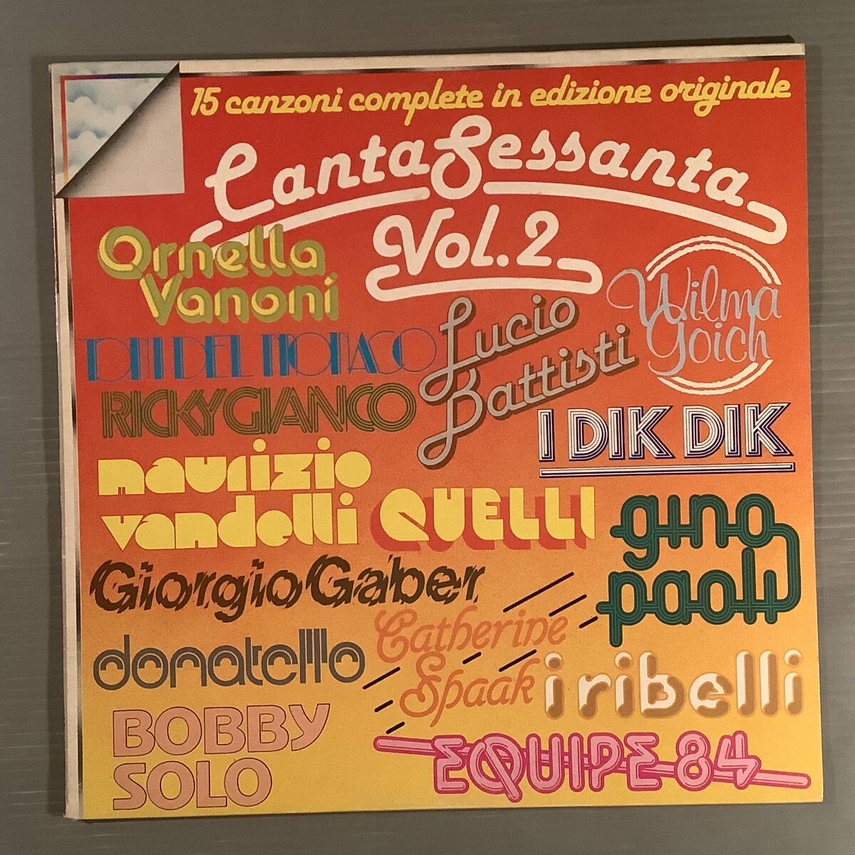 LP(イタリア盤)●『CANTASESSANTA VOL.2』イタリアン・ロック・コンピ●美品!拍卖