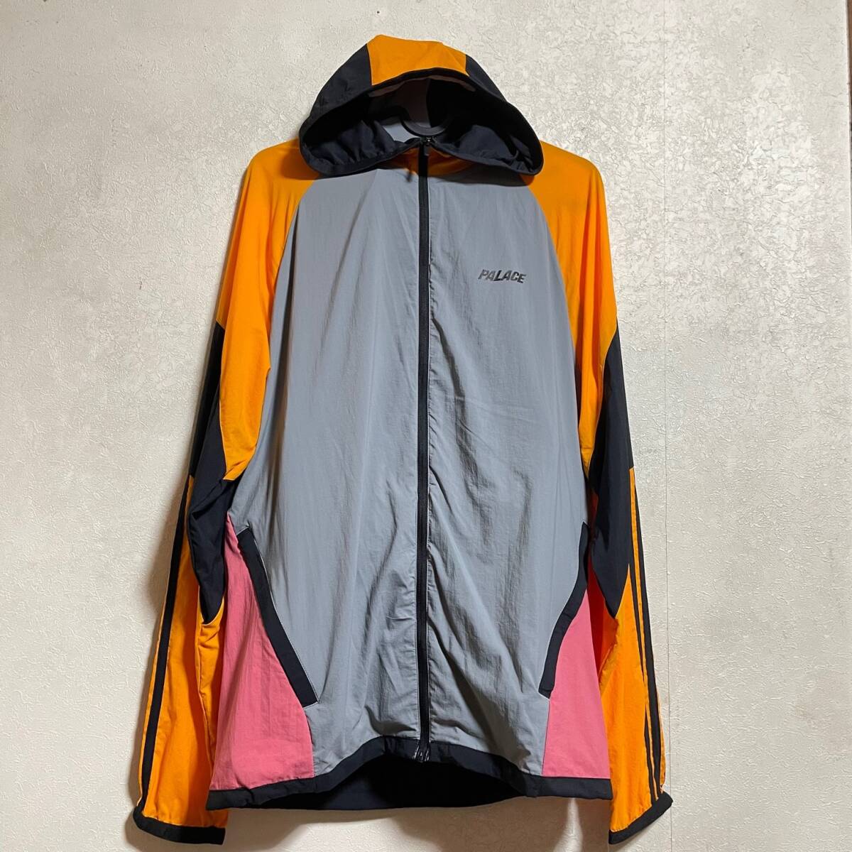 XS新品■PALACE x ADIDASナイロンジャケット/ナイロンパーカー/パレススケートボード/アディダス拍卖