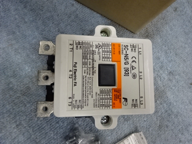 富士電機 電磁開閉器 SC-N5 SC-N5/G 電磁接触器 マグネット リレー ミニチュアリレー ソレノイド C828拍卖
