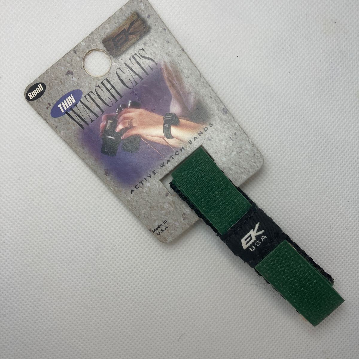 EK THIN WATCH CATS ① デッドストック Sサイズ 腕時計バンド アクティブウォッチバンド EK デザイナーウォッチバンド アウトドア拍卖