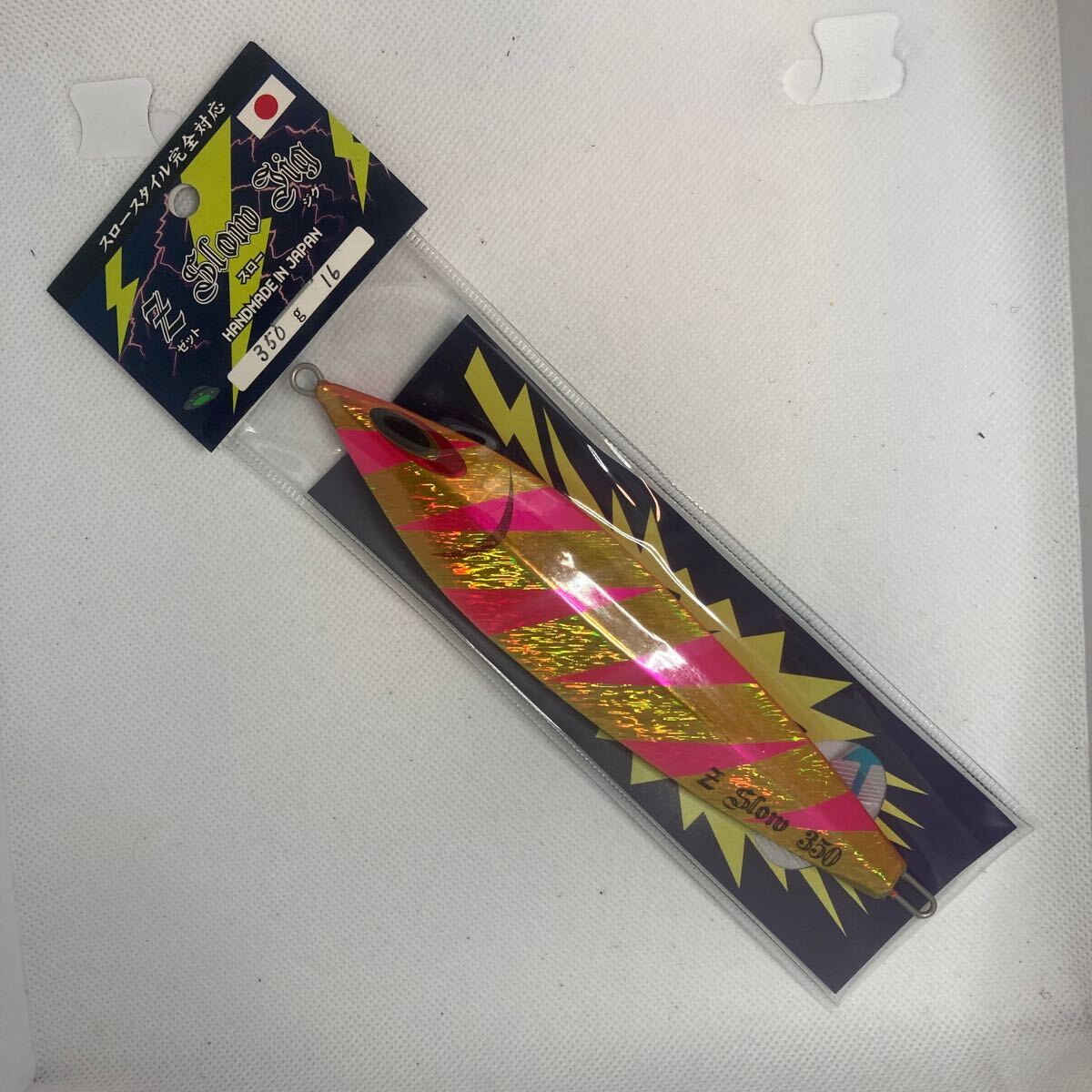 350g Zスロージグ 新品 シーファルコン ブルーニングハーツ ゴールド イナズマ ピンク ディープジギング スロージグ 電動ジギング 中深海拍卖