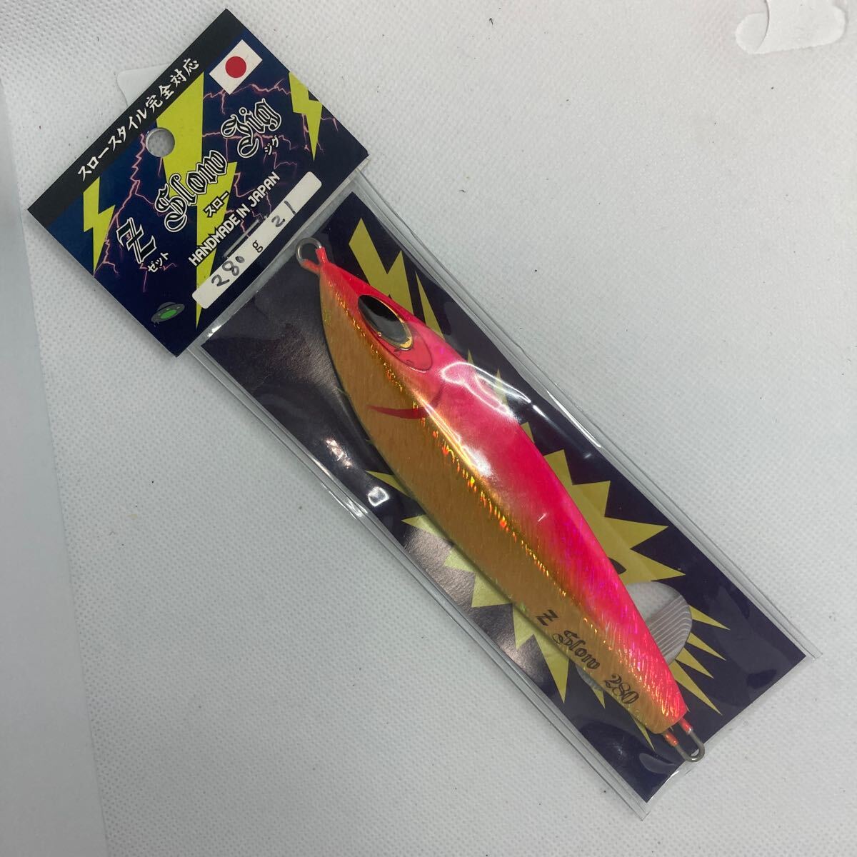 280g Zスロージグ 新品 シーファルコン ブルーニングハーツ ゴールドピンク ウラグロー ディープジギング スロージグ 電動ジギング 中深海拍卖