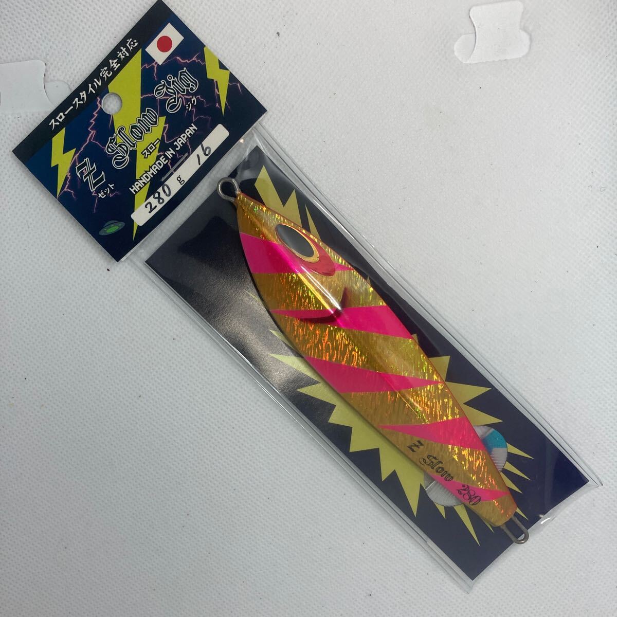 280g Zスロージグ 新品 シーファルコン ブルーニングハーツ ゴールド イナズマ ピンク ディープジギング スロージグ 電動ジギング 中深海拍卖