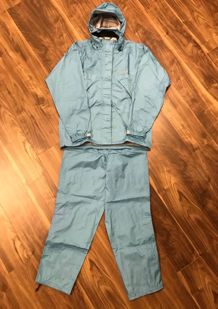 値下げ★未使用★半額以下★L.L.Bean エルエルビーン ジャケット&パンツ ウインドブレーカー レインウエア 防水 東レ Dermizax EV 拍卖