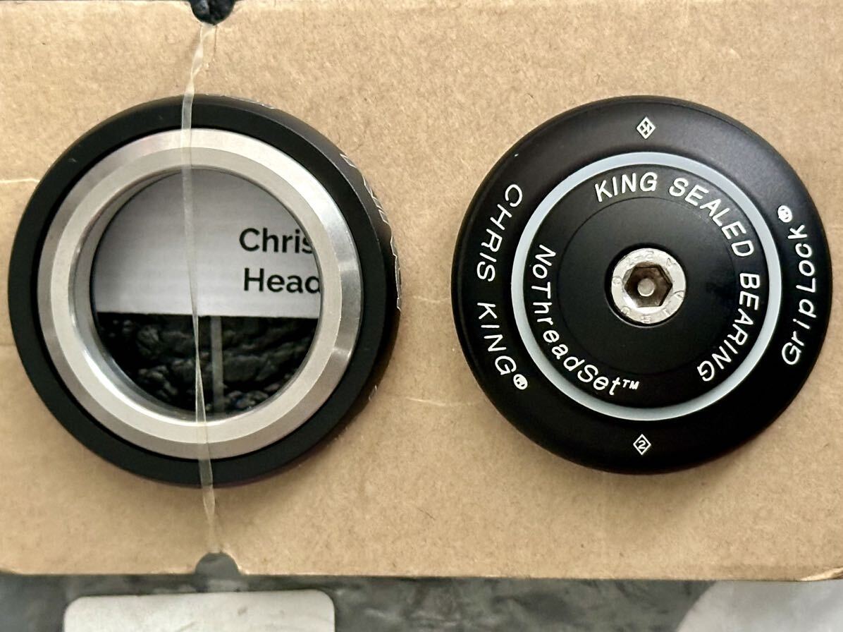 【新品未使用】Chris king Inset 8 Matte Jet クリスキング ヘッドセット マットジェット(艶消しブラック)拍卖