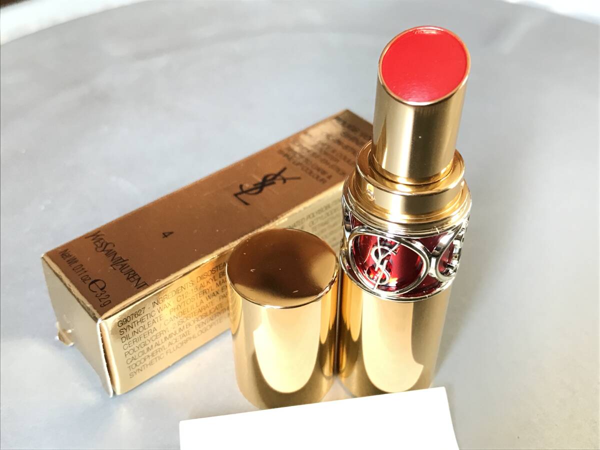 ★ イヴ・サンローラン ルージュ ヴォリュプテ シャイン No.4 ROUGE BALLET 口紅 定形外120円 ★拍卖