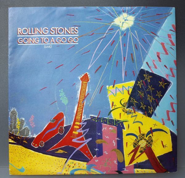 T-681★ 美盤 UK盤 Rolling Stones ローリングストーンズGoing To A Go Go/Beast Of Burden RSR-110 45 RPM拍卖