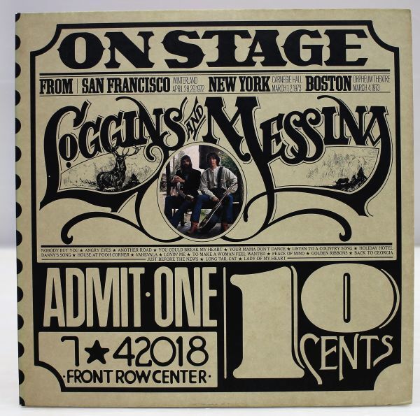 T-156★ 美盤 2枚組 Loggins And Messina ロギンス&メッシーナ / On Stage オン・ステージ(ライブ) SOPW7~8 日本盤拍卖