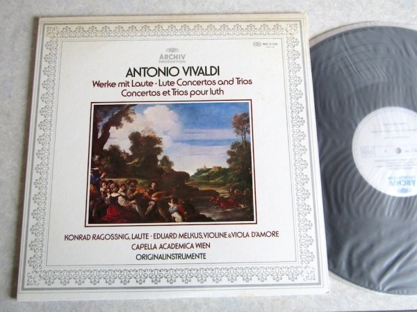 【LP】ヴィヴァルディ:リュートのための協奏曲とトリオ / エドゥアルト・メルクス拍卖