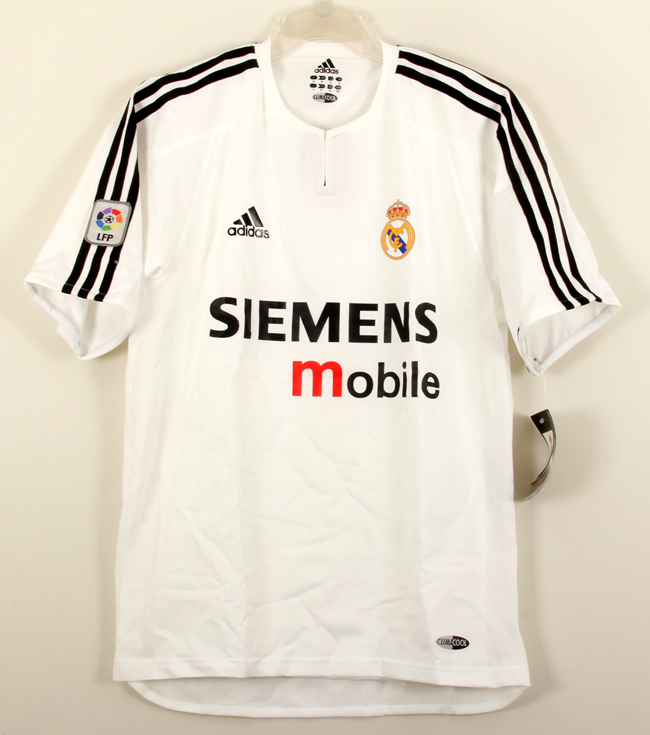 03-04レアル・マドリッド Real MADRID RMCF(H)#23 ベッカム BECKHAM 選手用半袖 adidas リーガ仕様 L拍卖
