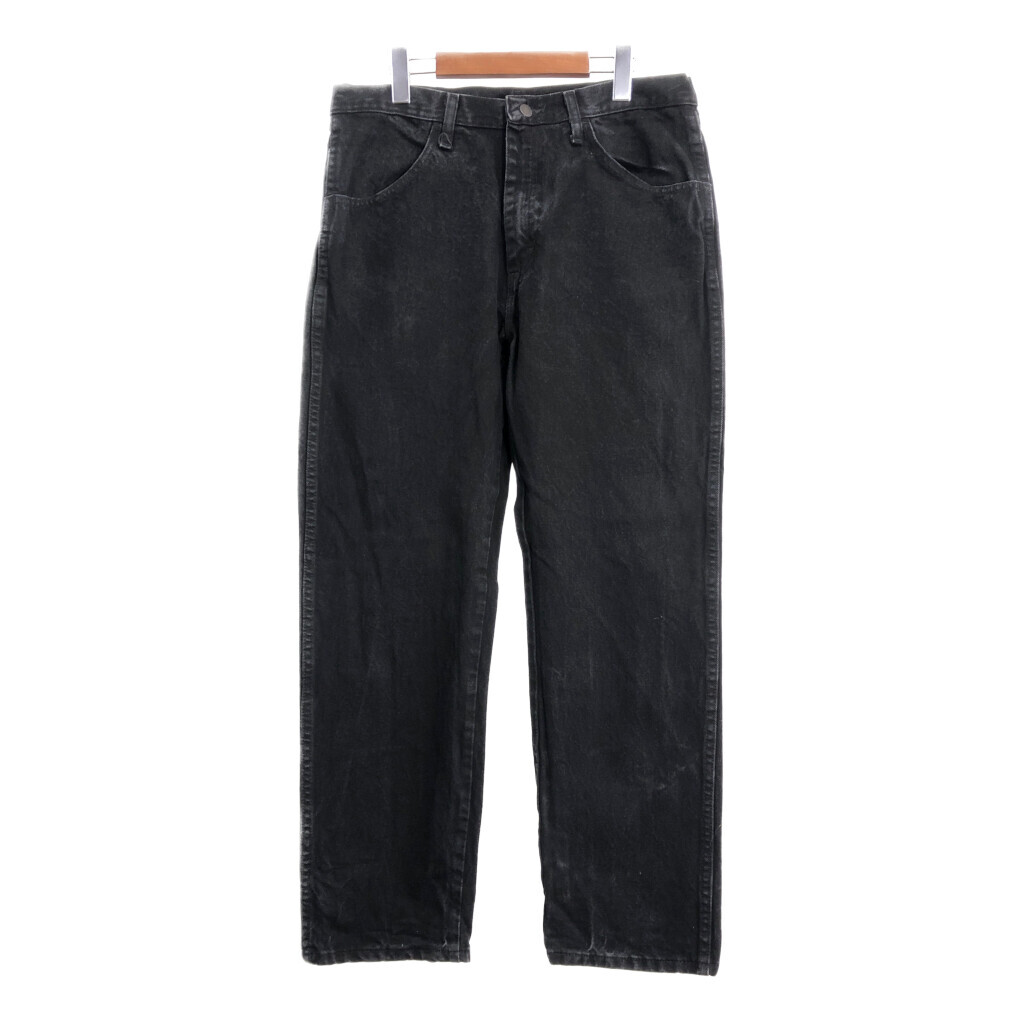 RUSTLER ラスラー デニムパンツ ブラック (メンズ W34 L30) 中古 古着 R3897拍卖