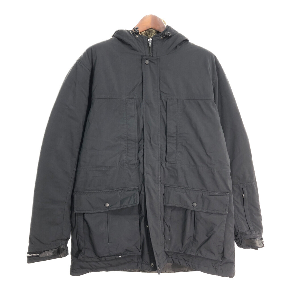 Eddie Bauer エディーバウアー ダウンジャケット アウトドア 防寒 ブラック (メンズ L) 中古 古着 R4427拍卖