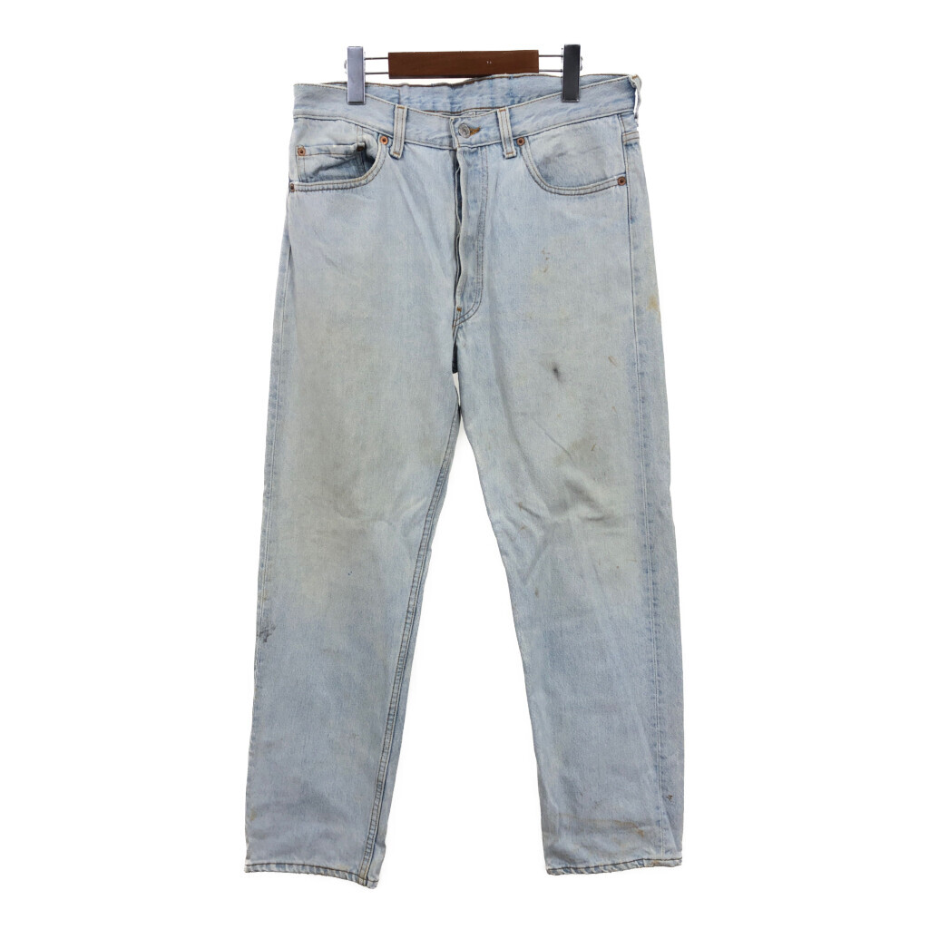 90年代 USA製 Levi's リーバイス 501 デニムパンツ ライトブルー (メンズ W34 L30) 中古 古着 R5340拍卖