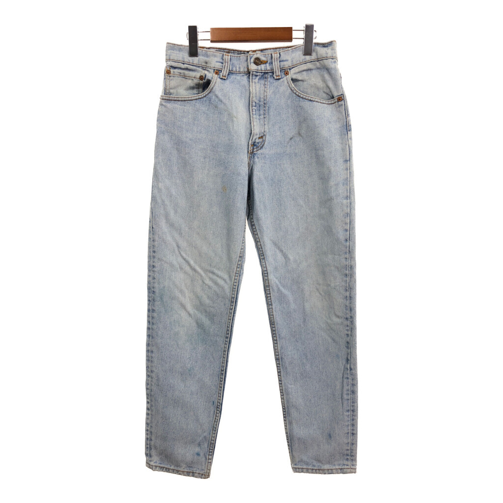 90年代 USA製 Levi's リーバイス 550 デニムパンツ ライトブルー (メンズ W31 L30) 中古 古着 R5343拍卖