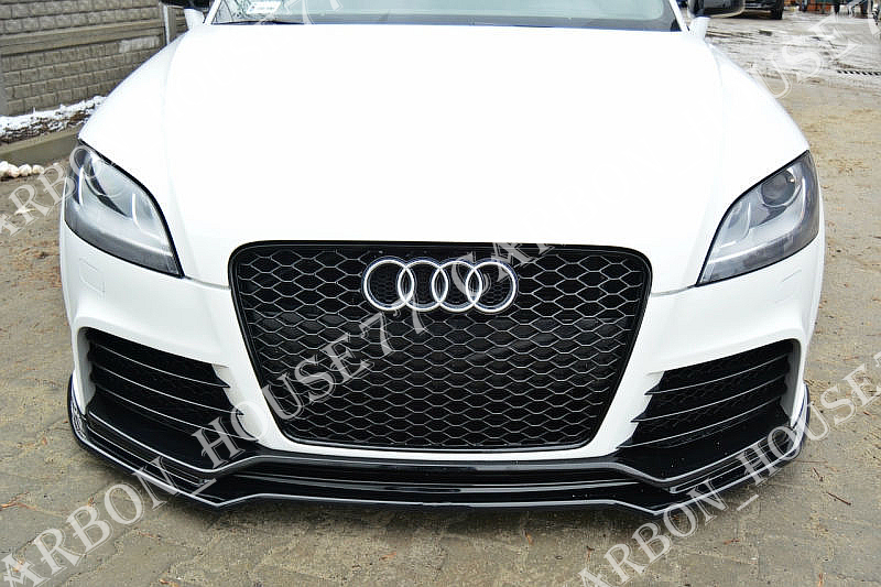 ★AUDI TT 8J RS カーボン フロント リップ スポイラー 2006-2014☆拍卖