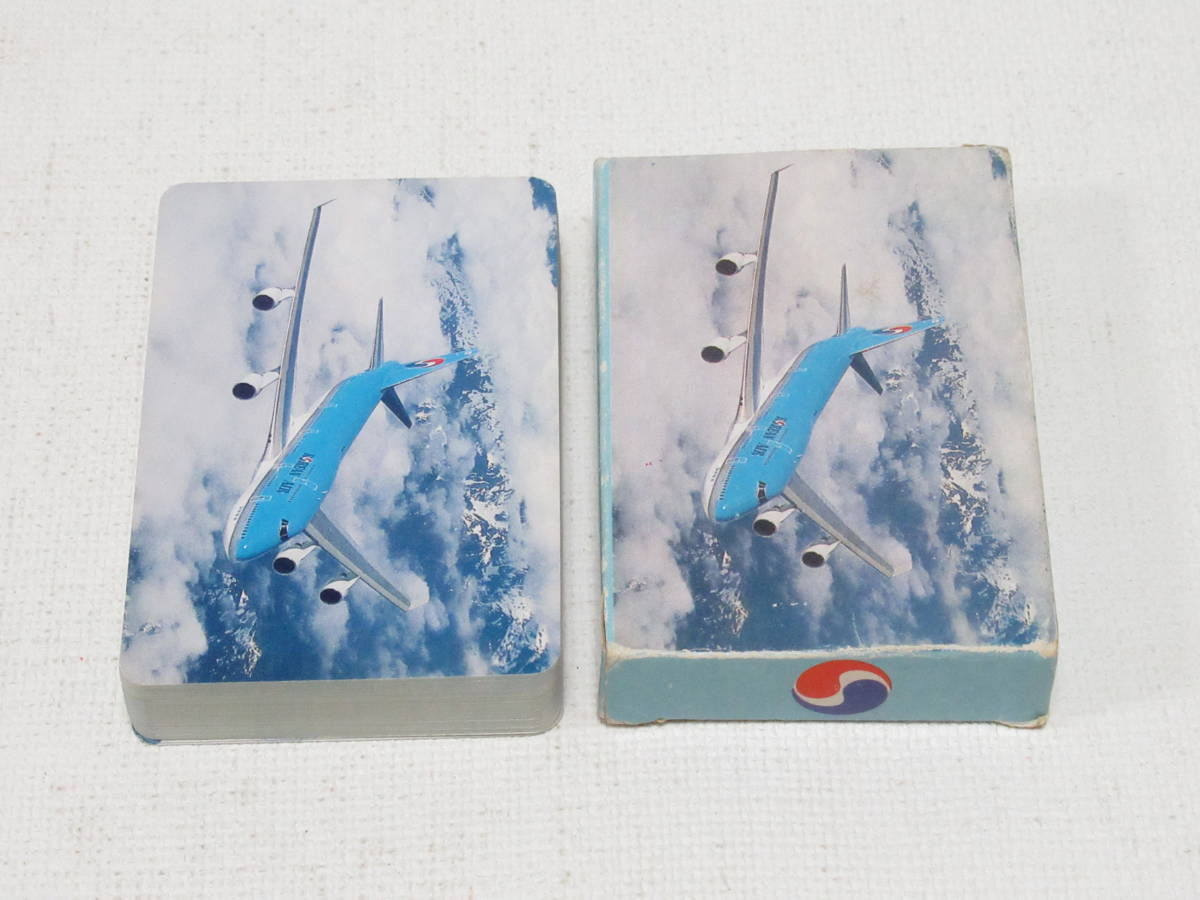 レトロ 大韓航空 トランプ Korean Air Lines / Vintage PLAYING CARDS拍卖