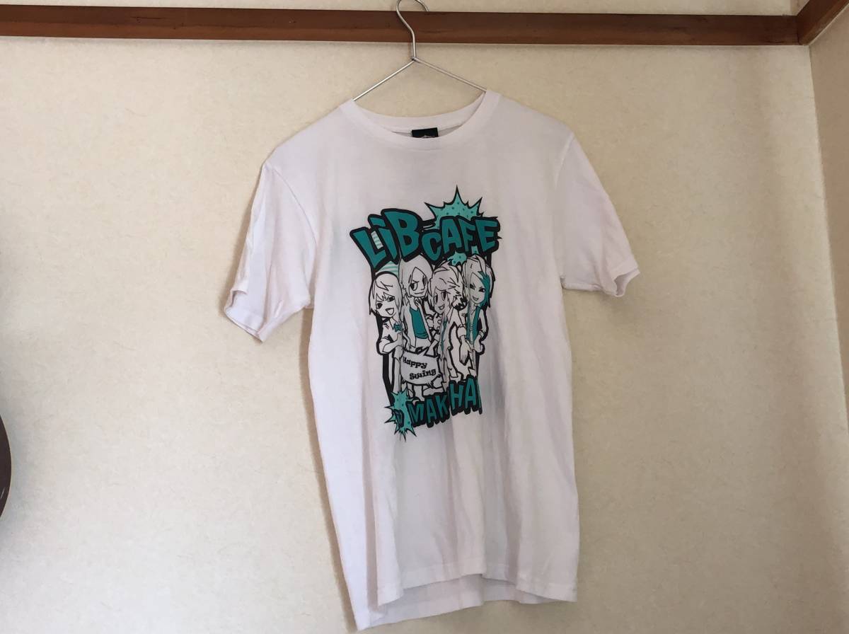 クリックポスト可 HAPPY SWING Presents GLAY LiB CAFE 2016 in MAKUHARI Tシャツ 白 Sサイズ グレイ拍卖