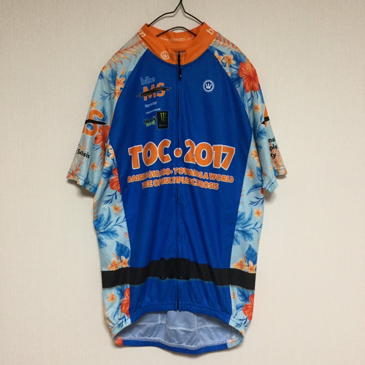 USA製 canari サイクルウェア サイクルジャージ 半袖 自転車 TOC2017拍卖