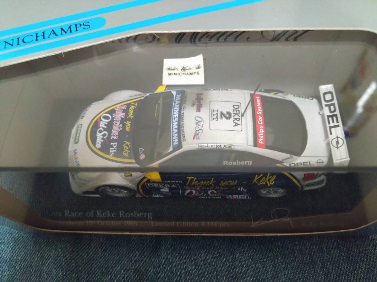 1/43 MINICHAMPS 1995年DTM オペルカリブラ#2 K・ロズベルグ ラストレース 【外箱違い】拍卖