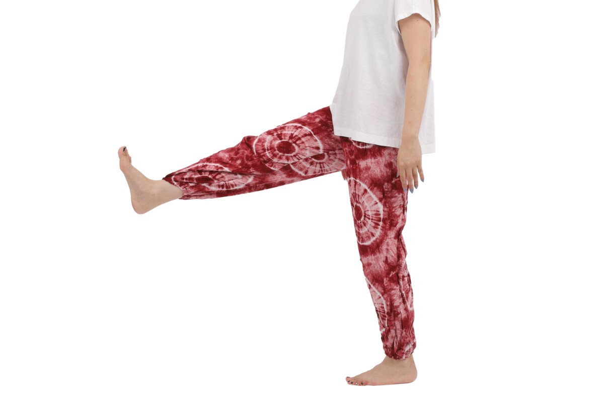 タイダイ染め パンツ サルエルパンツ アラジンパンツ タイダイ タイパンツ エスニックパンツ メンズ レディース ユニセックス 赤拍卖