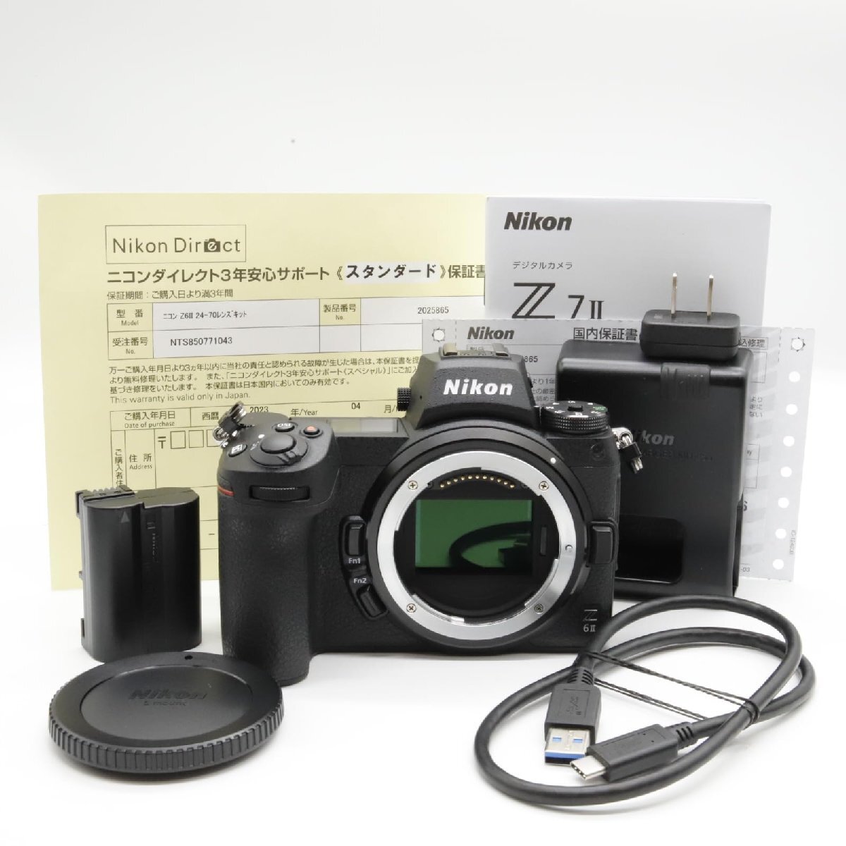 【ほぼ新品】Nikon ミラーレスカメラ 一眼 Z6II ボディ black拍卖