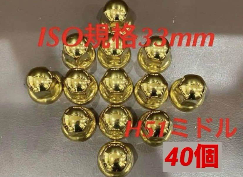 ◆新発売◆ゴールドステン◆ナットキャップISO規格33x51mm★40個予備付き拍卖