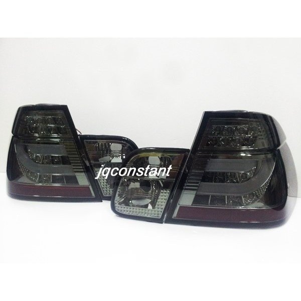 在庫処分!BMW E46 1999-2001y 前期 クーペ ファイバーLEDテールランプ スモークレンズ拍卖