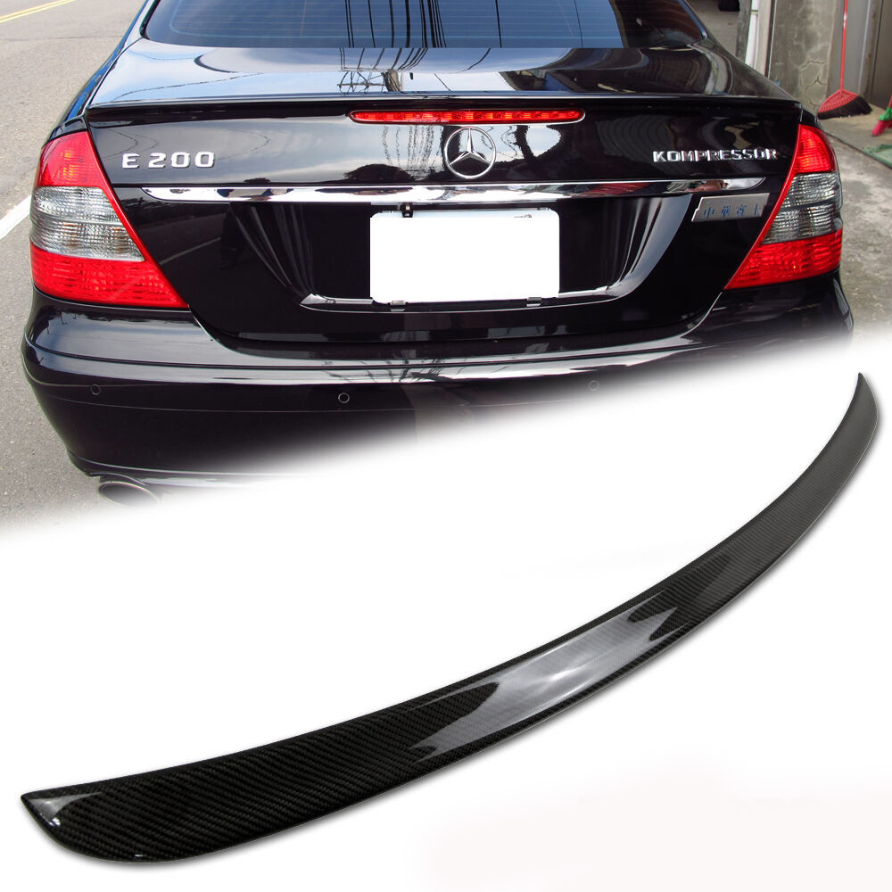 ベンツ Eクラス W211 リアトランクスポイラーカーボン 2003-2009 AMG拍卖