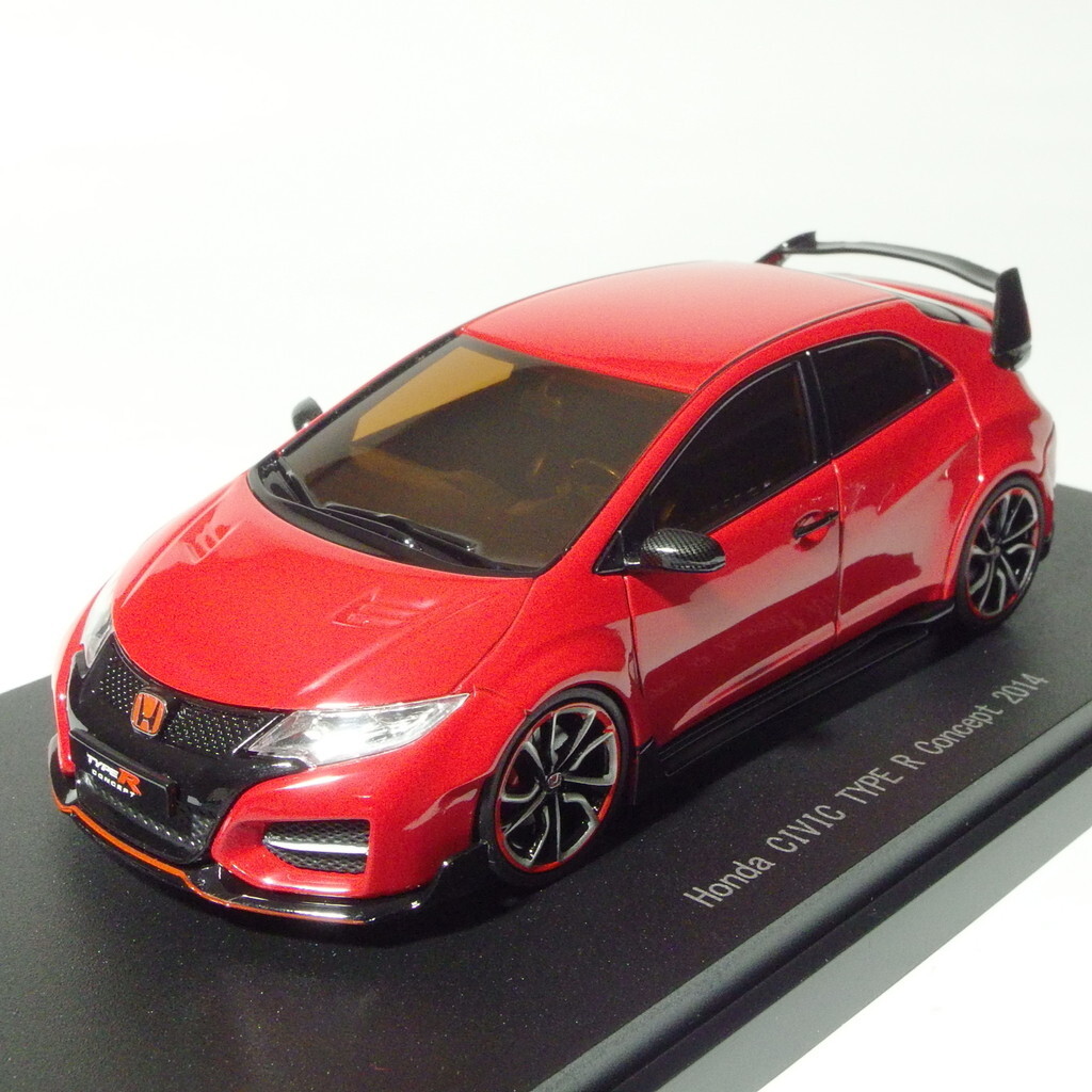 ★ EBBRO 1/43 ホンダ シビック タイプR FK2 コンセプト レッド ★拍卖