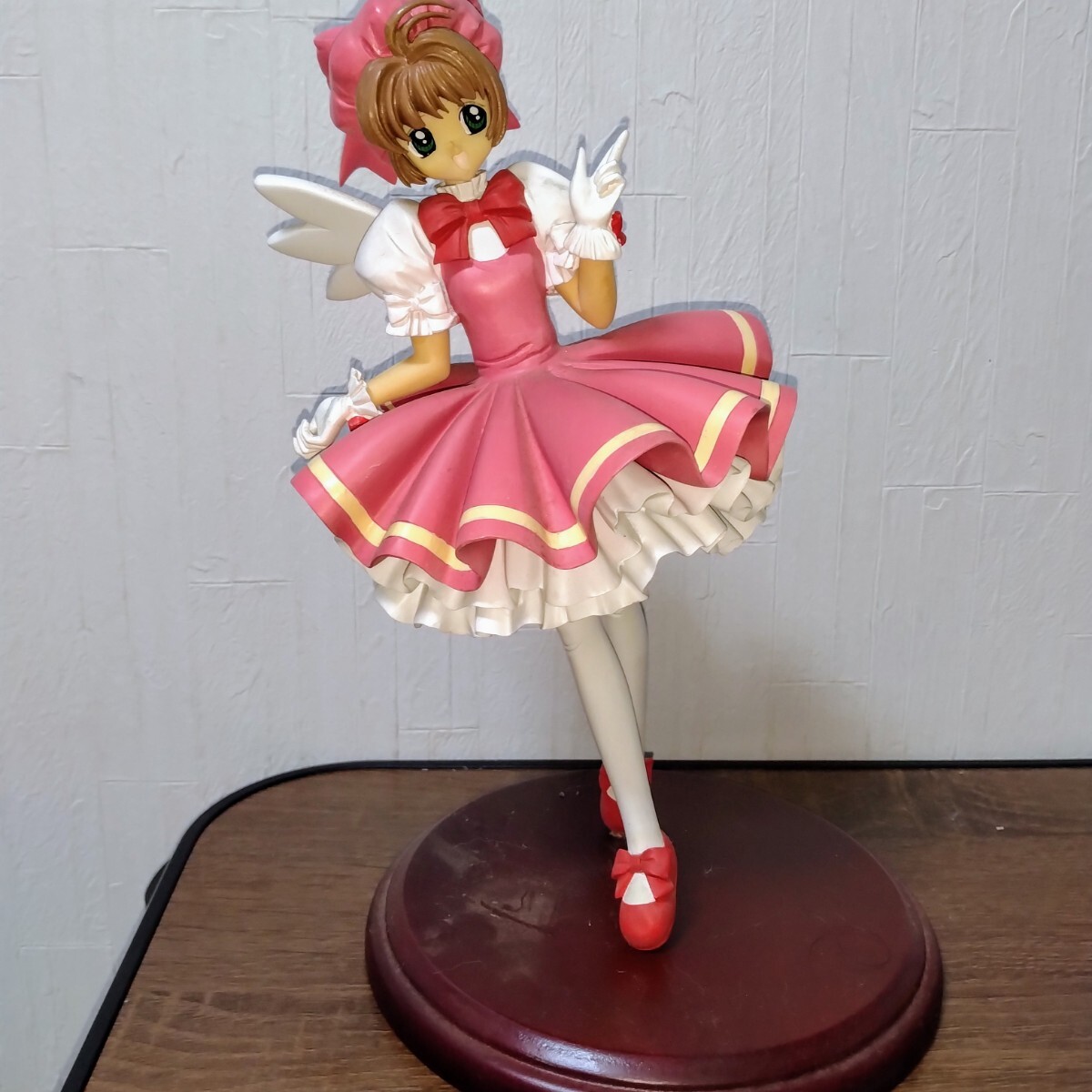 【レア】カードキャプターさくら フィギュア 木之本桜 オープニングver.? 杖欠品 完成品 ジャンクとして 希少 ビンテージ拍卖