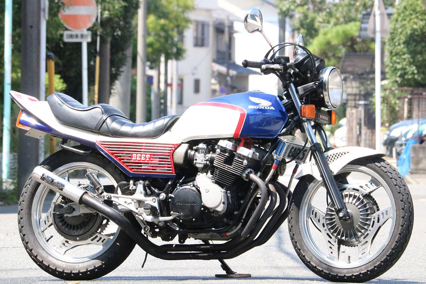 極上車/青白フルBEET/CBX400F/NC/国内/絶好調/プリティーレーシング/ガニマタブレット/新品アールズ/タイヤ前後新品/120回オートローン可能拍卖